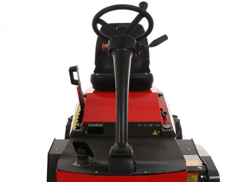 Elektrischer Rasentraktor CaRINO - Akkumotor 48V/200 Ah - Schnittbreite 110 cm