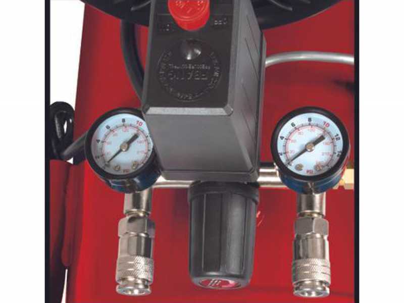 Einhell TC-AC 420/50/10 - Elektrischer Kompressor mit R&auml;dern - Motor 3 PS - Kesselinhalt 50 l