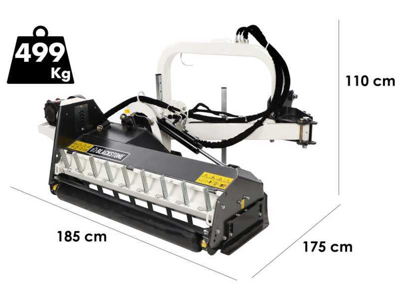 BlackStone BP-LA 135 Hydro - Seitlicher B&ouml;schungsmulcher f&uuml;r Traktor - mittlere-schwere Baureihe