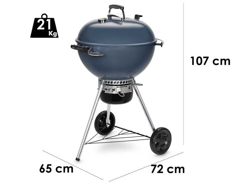 Weber Master Touch GBS C-5750 Slate Blue - Holzkohlegrill - Holzkohlegrill &Oslash; 57 cm