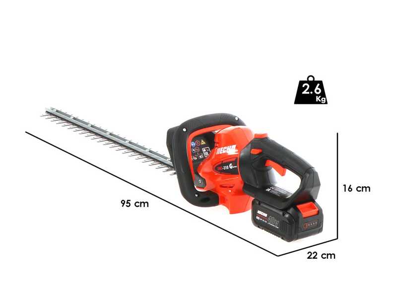 Akku-Heckenschere ECHO DHC-310 - 40V 2Ah - Schwert 60 cm