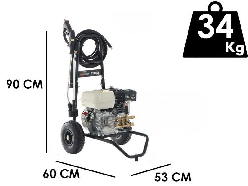 Benzin-Hochdruckreiniger Comet FDX2 CXD 10/220 - Motor Honda GP 200 - mit Benzin