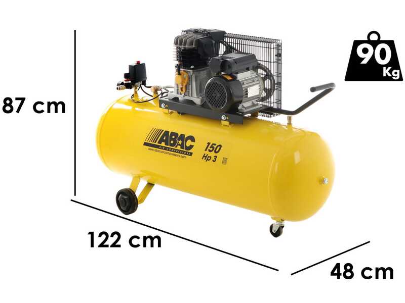 Abac B26B/150 CM3 - Kompressor Riemenantrieb - Tank 150 l