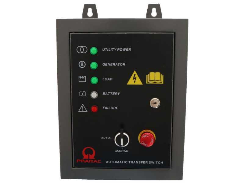 Pramac WX 6200 ES - Benzin-Stromerzeuger auf R&auml;dern 5.8 kW - Dauerleistung 5.3 kW - 230V + ATS