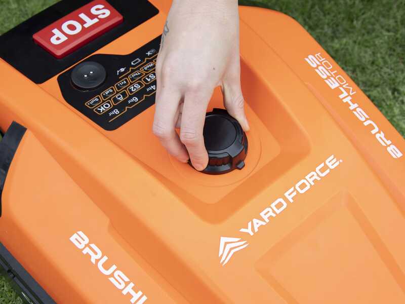 M&auml;hroboter Yard Force Classic 500B - Bluetooth integriert - Sto&szlig;sensoren
