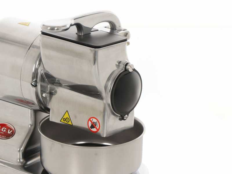 Elektro Tisch-Reibe RGV Robusta Silver - aus Aluminium - 450W
