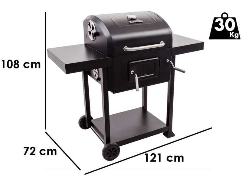 Char-Broil Charcoal 2600 - Holzkohlegrill aus Stahl - Grillrost 53,5x48 cm