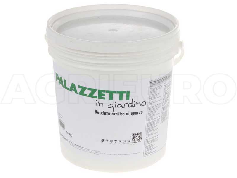 Quarzfarbe Farbe wei&szlig; Palazzetti f&uuml;r Grill-Bauteile und Au&szlig;enk&uuml;chen