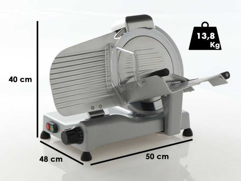 RGV Desy AF 275 F Silver - Aufschnittmaschine mit geh&auml;rtetem Messer 275 mm - 150W