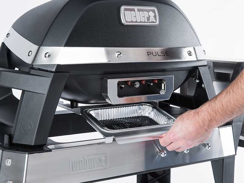 Elektrogrill Weber Pulse 2000 mit Gestell