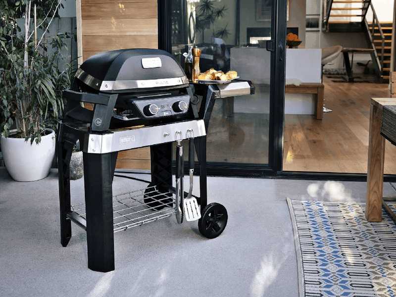 Elektrogrill Weber Pulse 2000 mit Gestell Grillflache 49 x 39 cm