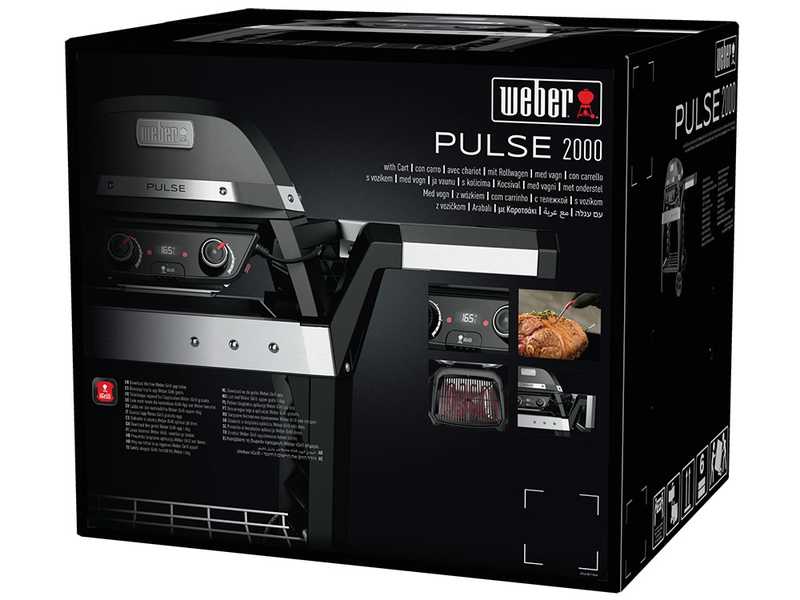 Elektrogrill Weber Pulse 2000 mit Gestell
