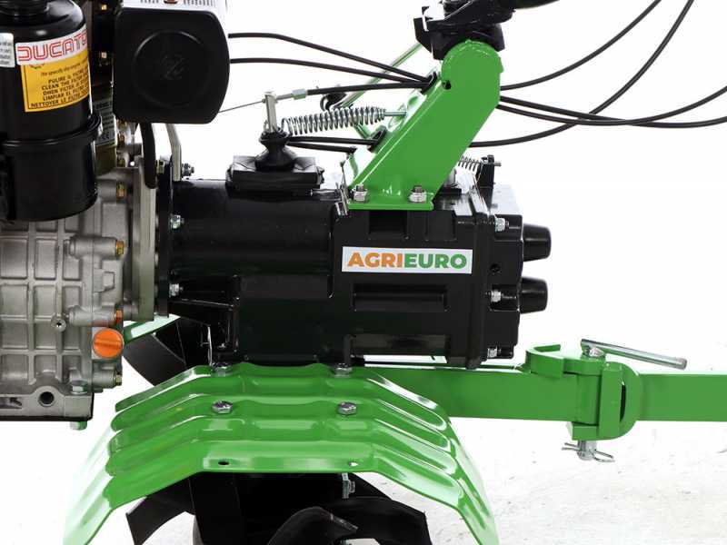 Diesel-Motorhacke AgriEuro Premium-Line AGRI 102 - 296 ccm Dieselmotor