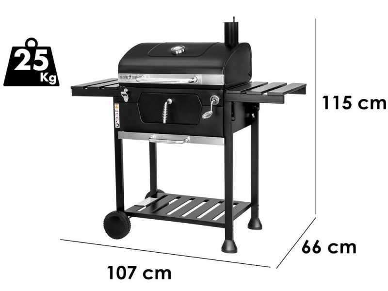 MasterCook Friend - Holzkohlegrill - Grillrost 46x41 cm