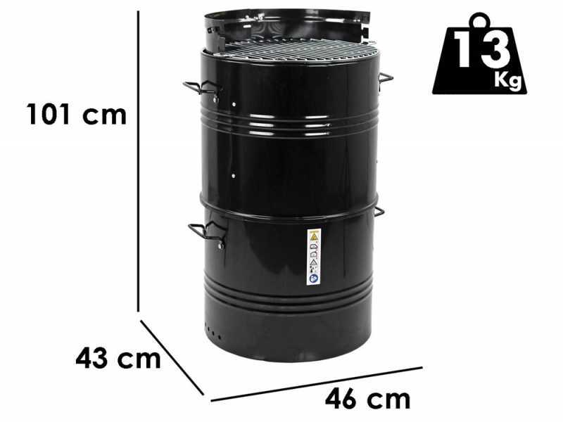 MasterCook Pit Barrel - Holzkohlegrill - Grilldurchmesser 47 cm