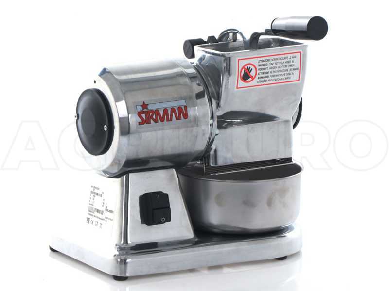 Sirman GP - Elektrische K&uuml;chenreibe einphasig - aus poliertem Aluminium - 230 v / 0.5 PS