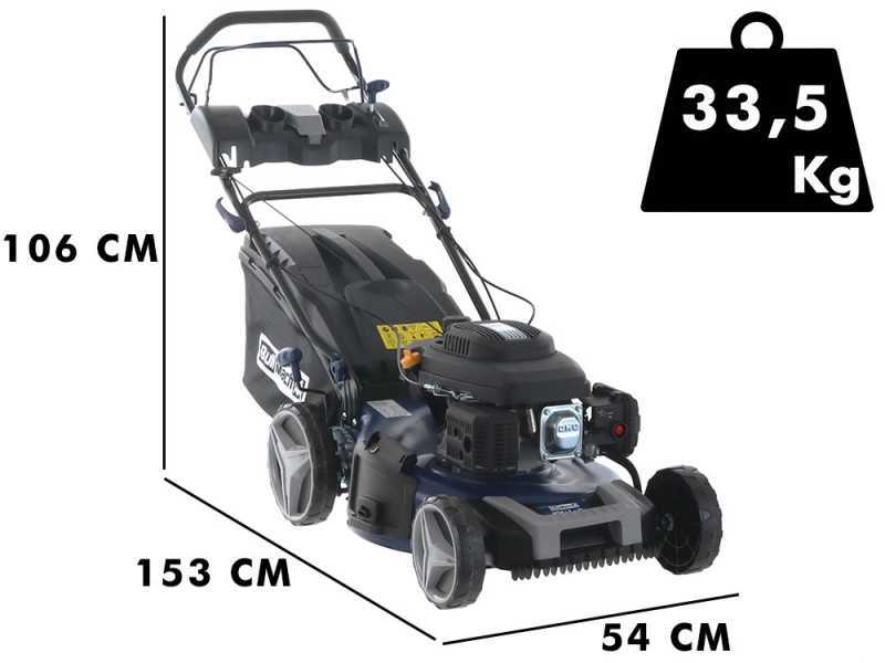 Rasenm&auml;her mit Radantrieb BullMach ACHILLE 51 MY22 -  4 in 1 - 224ccm Benzinmotor