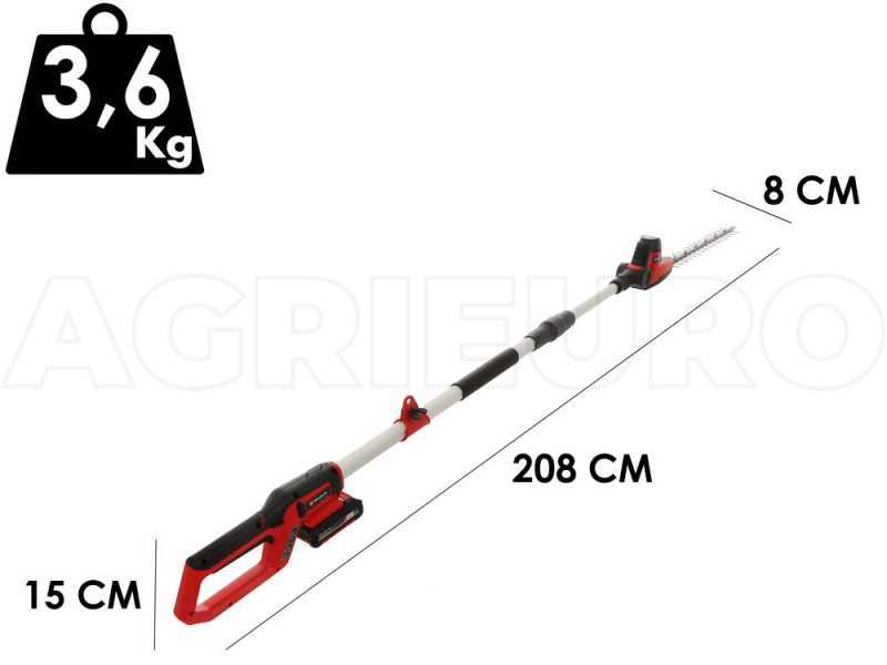 Akku-Heckenschere mit Teleskopstange Einhell GC-HH 18/45 Li T- 18V - SOLO - OHNE AKKU UND LADEGER&Auml;T