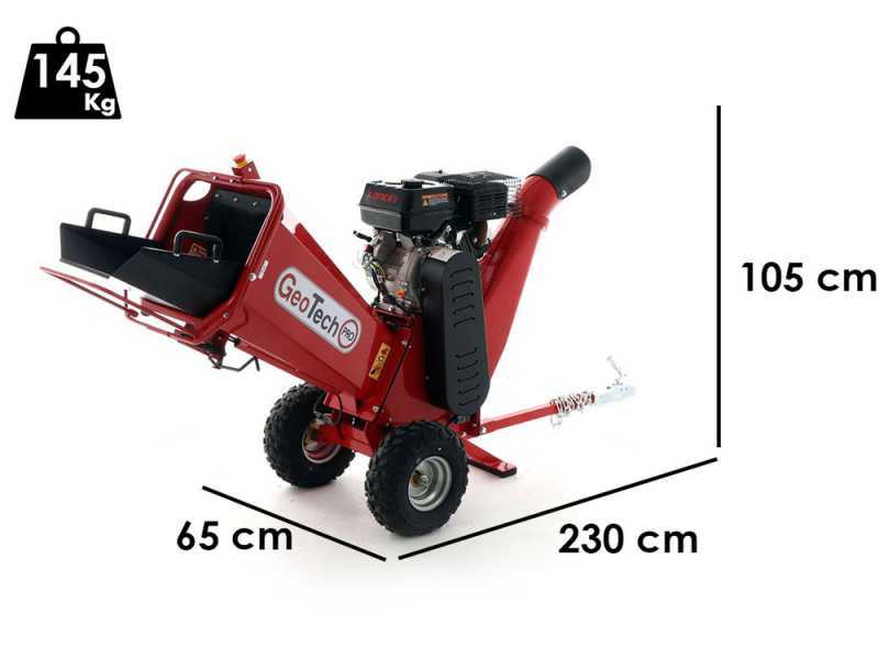 GeoTech PRO PCS 90 L - Profi H&auml;cksler mit Verbrennungsmotor - Loncin G270F