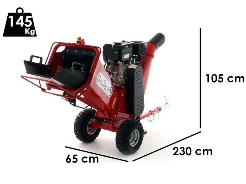 GeoTech PRO PCS 90 BS - Profi H&auml;cksler mit Verbrennugnsmotor - Briggs&amp;Stratton