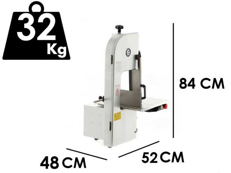 Knochens&auml;ge Savioli 1650 lackiert - 1650 Messer - 230V - Bands&auml;ge