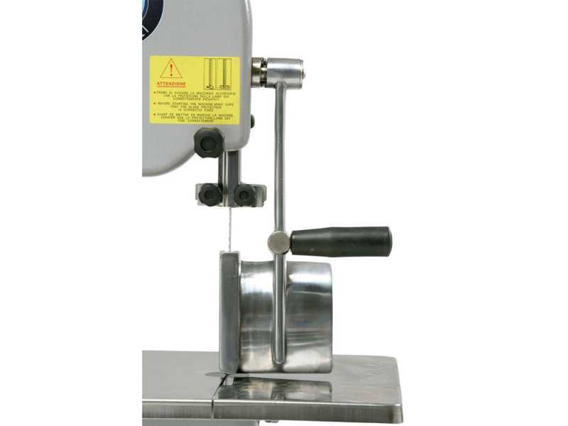 Knochens&auml;ge Savioli 200 eloxiert - 1520 mm Messer - 400V - Bands&auml;ge