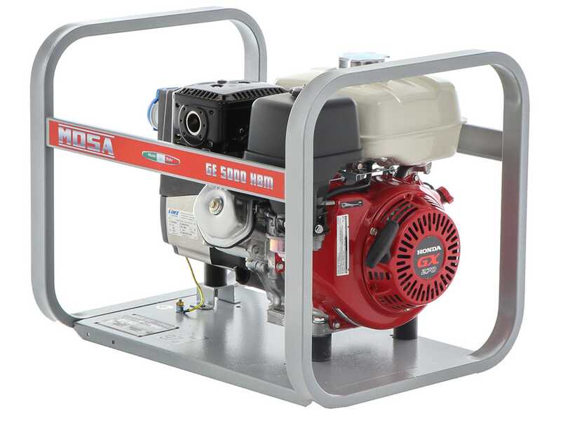MOSA GE 5000 HBM - Benzin-Stromerzeuger 4.5 kW - Dauerleistung 3.6 kW - 230V