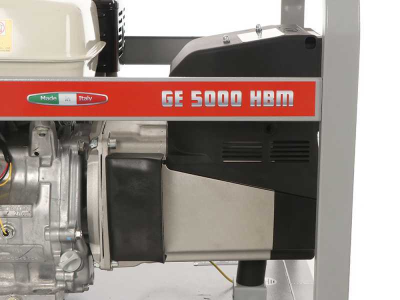 MOSA GE 5000 HBM AVR- Benzin-Stromerzeuger mit AVR-Regelung 4.5 kW - Dauerleistung 3.6 kW - 230V