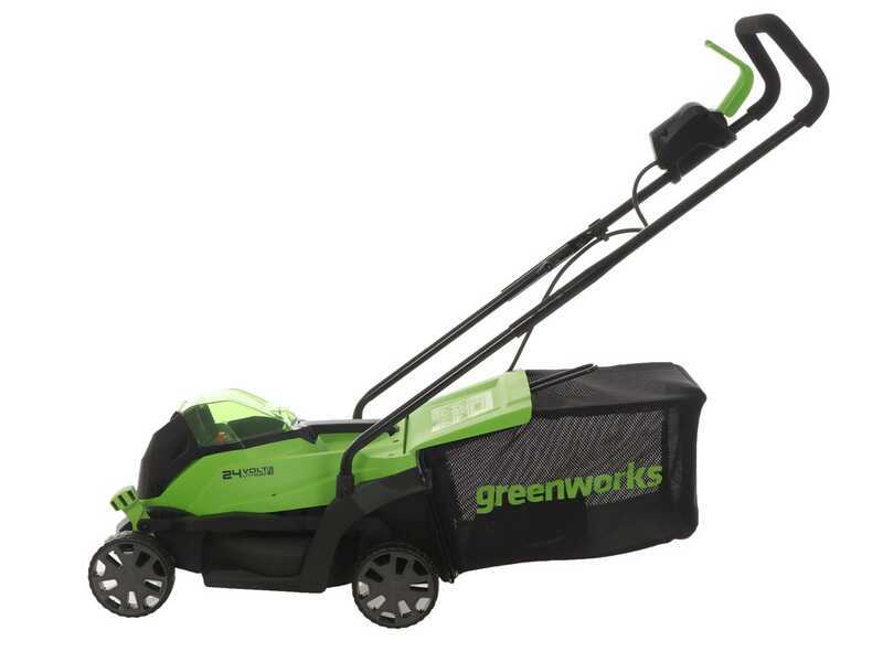 Elektrischer Akku-Rasenm&auml;her Greenworks GD24LM33 24V - 33 cm - Akku 4Ah