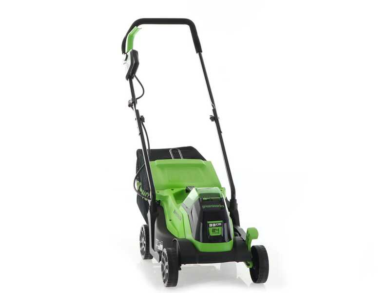 Elektrischer Akku-Rasenm&auml;her Greenworks GD24LM33 24V - 33 cm - Akku 4Ah