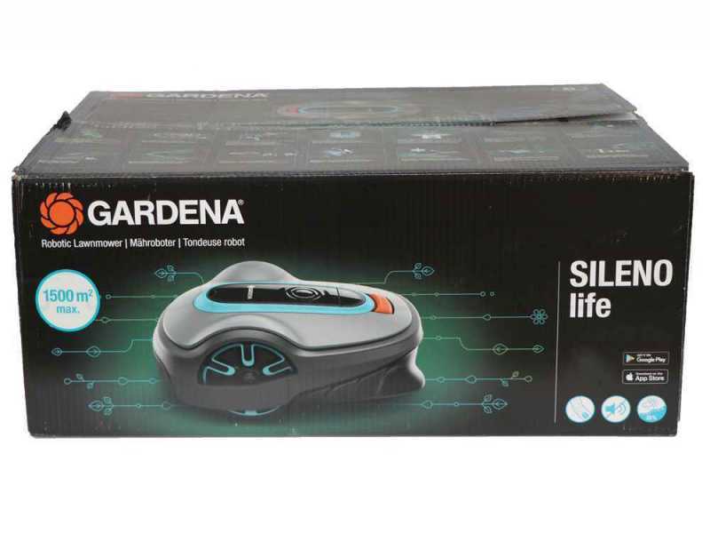 M&auml;hroboter Gardena SILENO life 1500 set Smart - Schnittbreite 22 cm - Gardena Smart App Steuerung