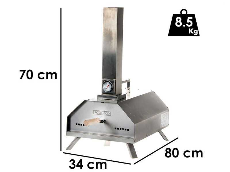 Royal Food CHIPSY 11 - Pellet-Pizzaofen - Backkapazit&auml;t: 1 Pizza