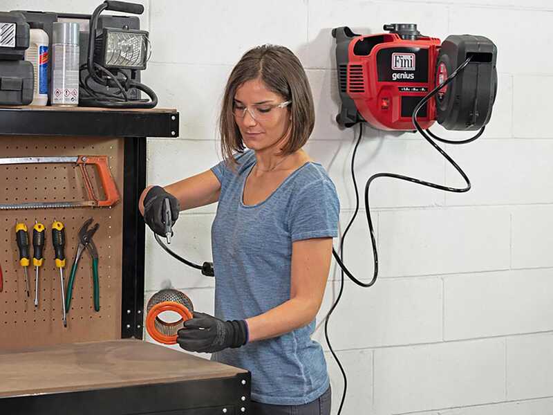 Fini Genius 230/50 - Wandkompressor mit Schlauchhaspel - 160 l/min