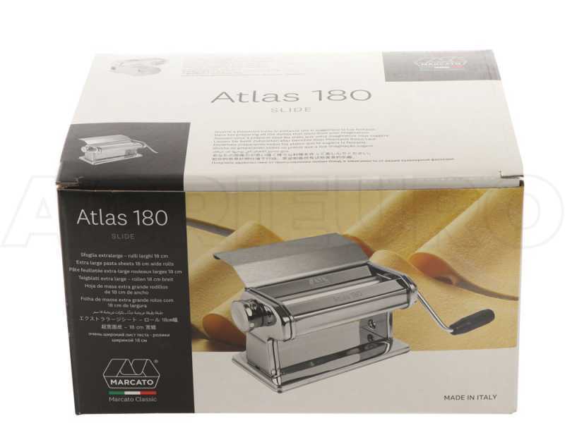 Nudelmaschine Marcato Atlas 180 Roller Slide - Manuelle Nudelmaschine f&uuml;r hausgemachte Pasta