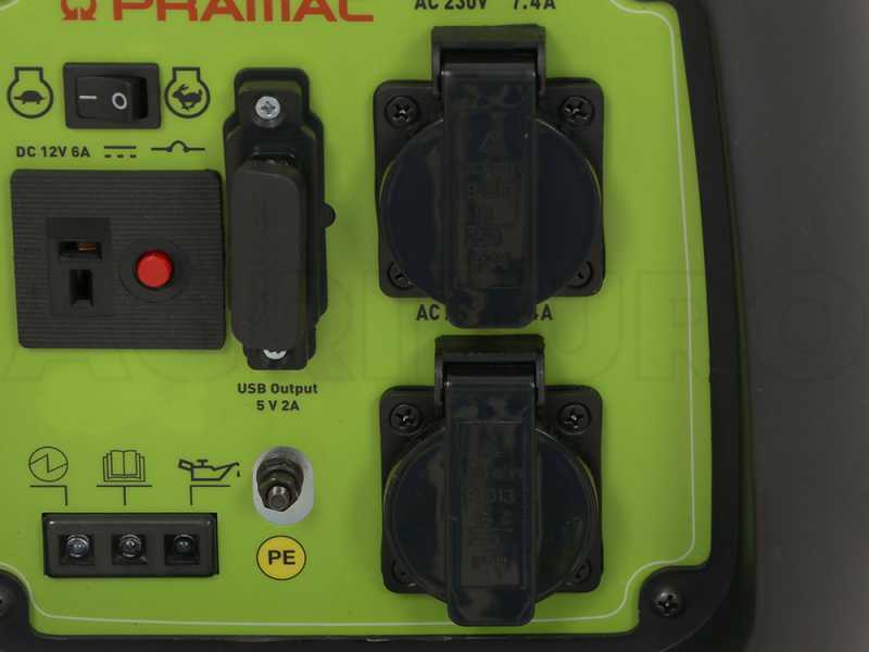 Pramac PMi2000 - Inverter Stromerzeuger 230V einphasig  - 1.7 kW leise