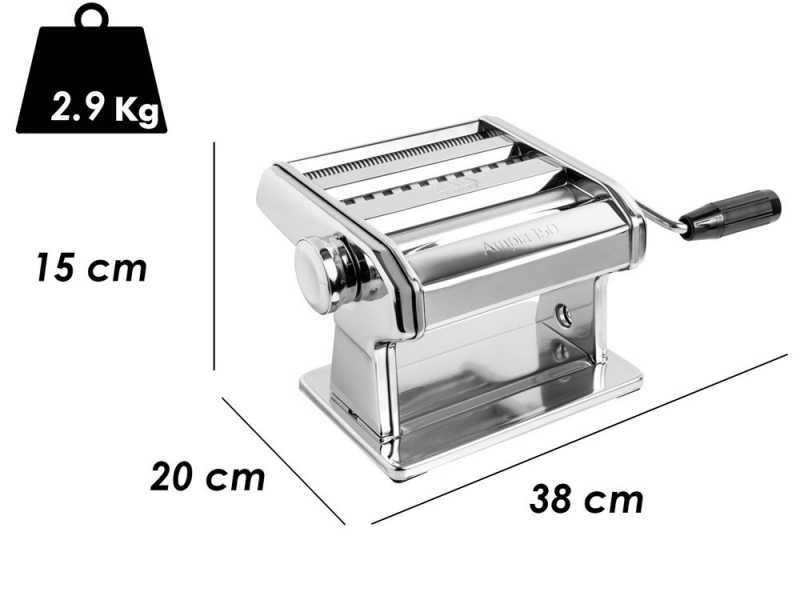 Nudelmaschine Marcato Ampia 150 - Manuelle Nudelmaschine f&uuml;r hausgemachte Pasta