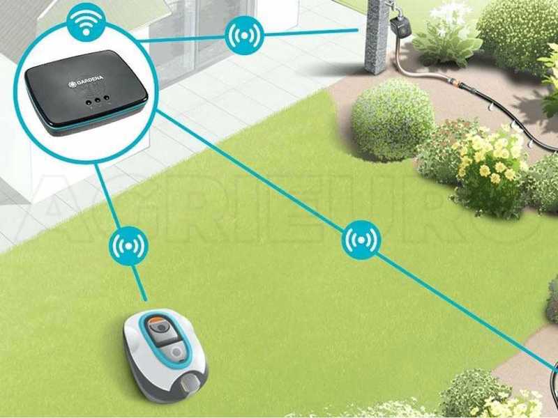 M&auml;hroboter Gardena SILENO life 1000 set Smart - Gardena Smart App Steuerung - Empfohlene Rasenfl&auml;che 1000 m&sup2;