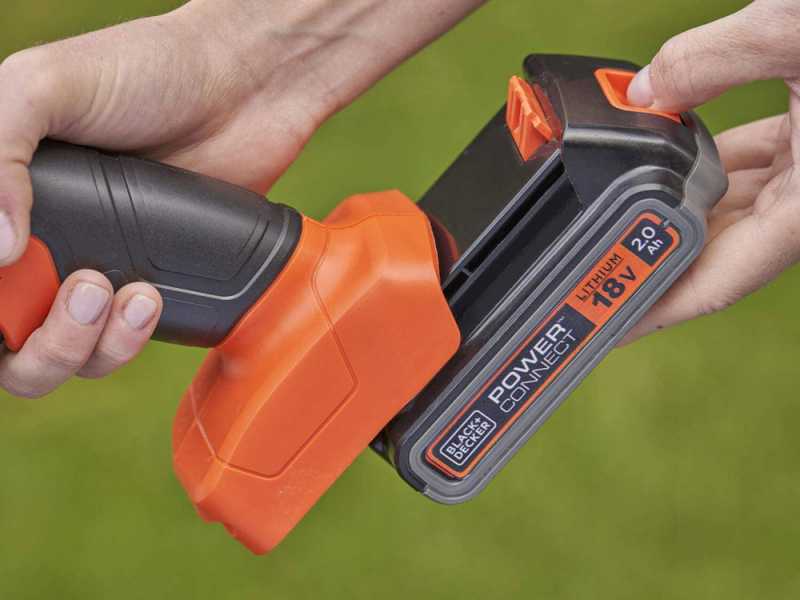 Black &amp; Decker B&amp;DBCSS18D1W - Akku-Grasschere - Heckenschere - SOLO - OHNE AKKU UND LADEGER&Auml;T