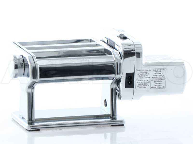 Marcato Ampiamotor - Elektrische manuelle Nudelmaschine aus Edelstahl 100W
