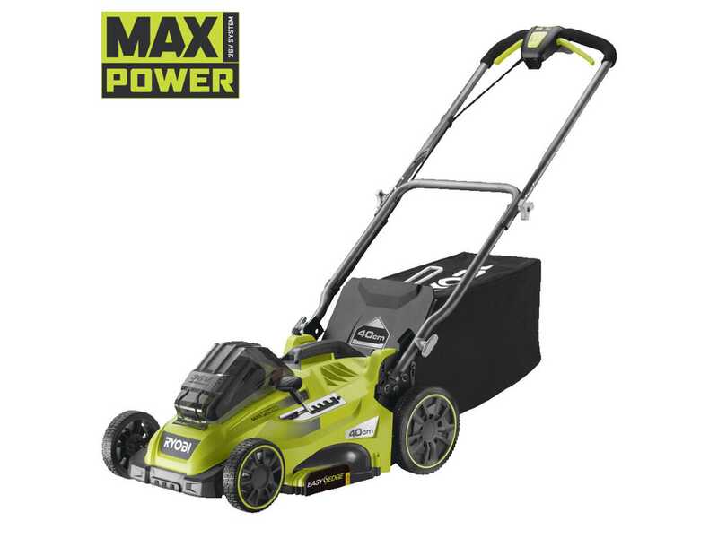Akku-Rasenm&auml;her RYOBI RLM36X41H50PG - MAX POWER 36V - 5Ah - 45l Grasfangkorb - 40 cm Schnittbreite