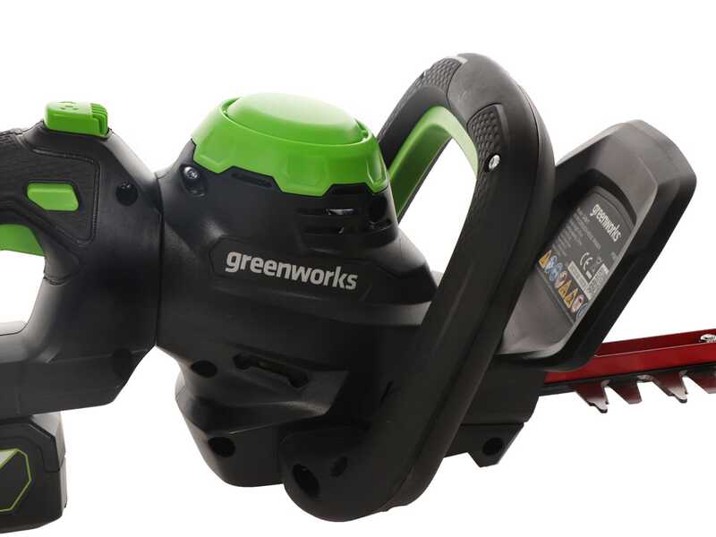 Akku-Heckenschere Greenworks G48HT 48V - 61 cm Schnittmesser - 4Ah Akku