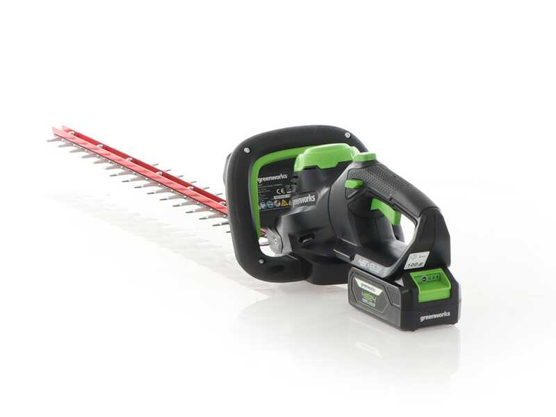 Akku-Heckenschere Greenworks G48HT 48V - 61 cm Schnittmesser - 4Ah Akku