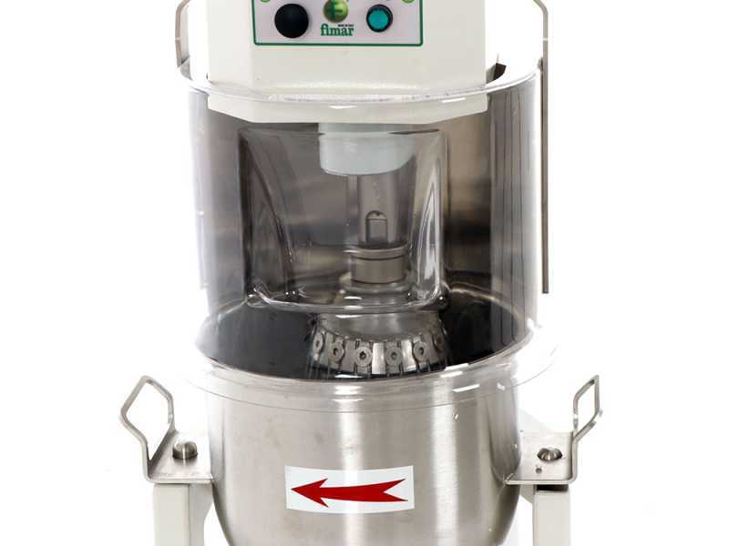 R&uuml;hrmaschine FIMAR PLN12BV - 10 Liter Sch&uuml;ssel aus Edelstahl