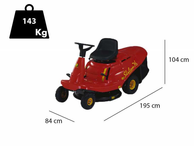 Eurosystems SLALOM 76 - Mini-Rider Aufsitzrasenm&auml;her- Hydrostatgetriebe - Motor B&amp;S Intek 3130 avs