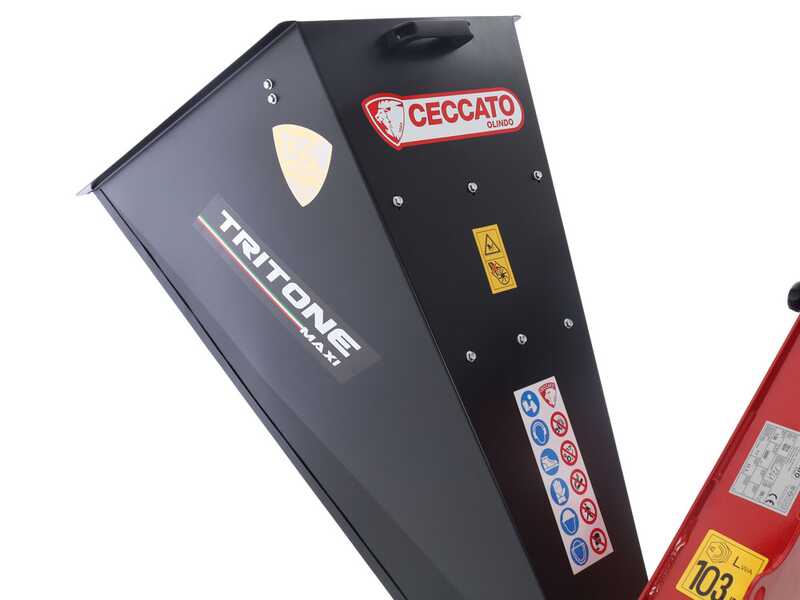 Ceccato Tritone Maxi - Benzin H&auml;cksler - mit Honda-Motor GX 390