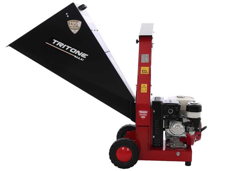 Ceccato Tritone Maxi - Benzin H&auml;cksler - mit Honda-Motor GX 390