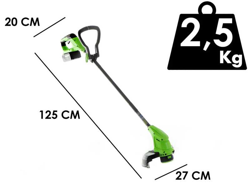 Greenworks G24ST25 - Akku-Rasentrimmer - 24V - 4 Ah Akku