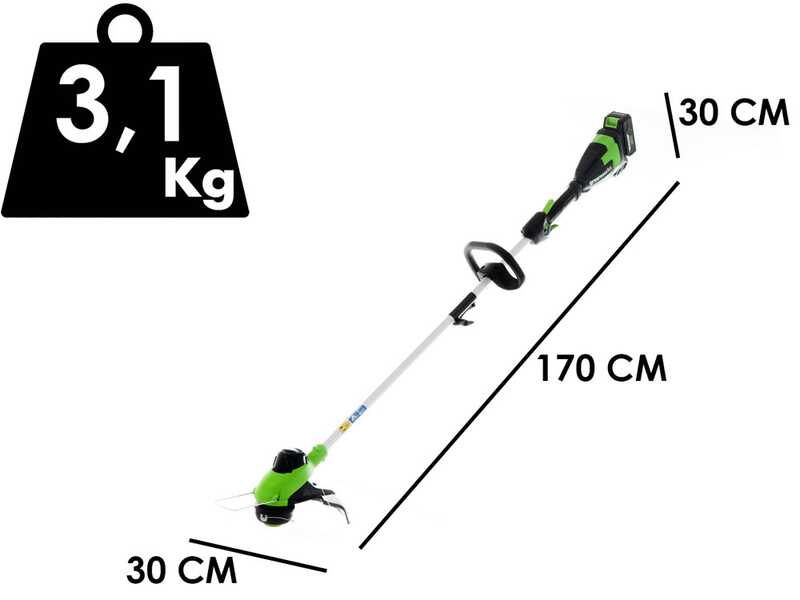 Greenworks G48ST8 - Akku-Rasentrimmer - 48V - 2 Ah Akku