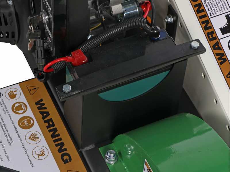 GreenBay Deep LE-330 - Baumstumpffr&auml;se - Loncin-Motor 420 ccm mit E-Starter - Schneideger&auml;t mit 8 Wolframkarbidh&auml;mmern
