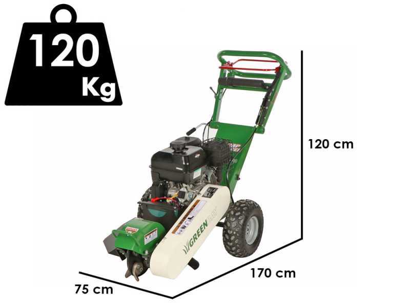 GreenBay Deep BSE-330 - Baumstumpffr&auml;se  - Motor B&amp;S XR2100 420 cc mit E-Starter - Schneideger&auml;t mit 8 Wolframkarbidh&auml;mmern